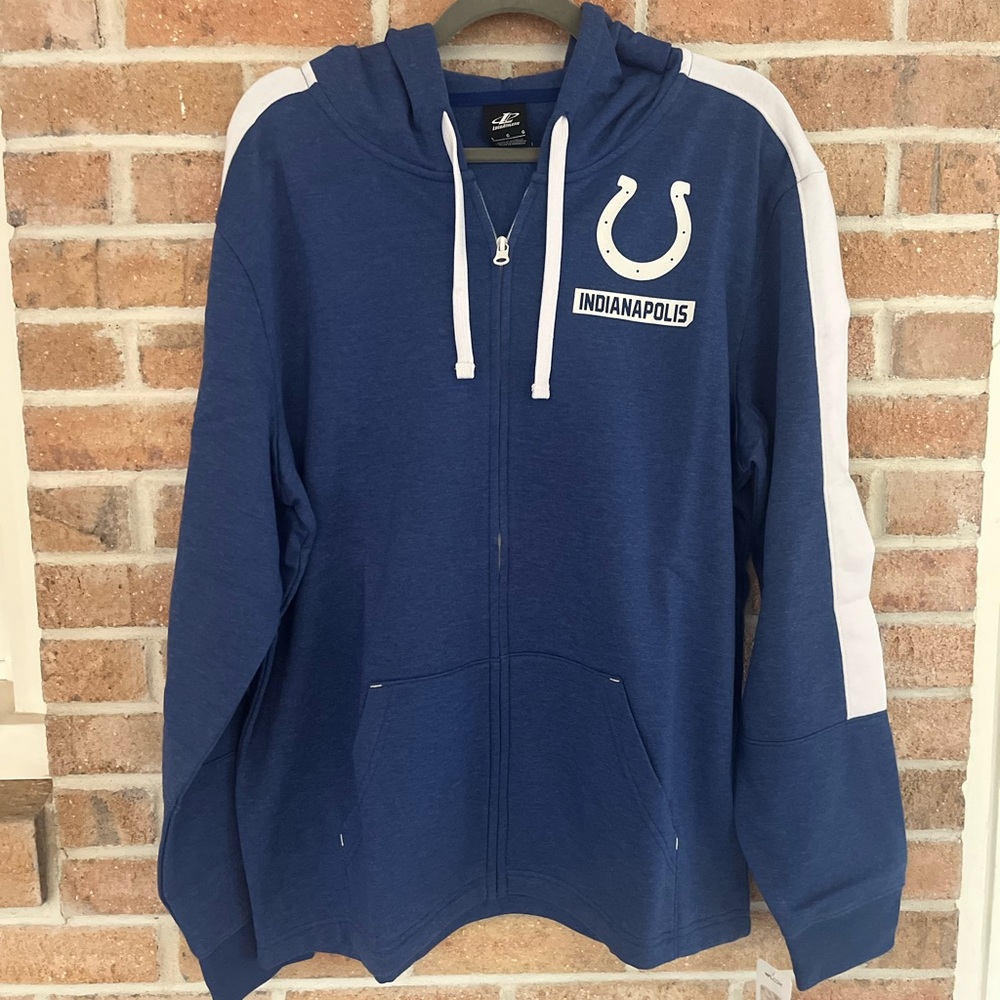 Indianapolis Colts Blue Hoodie full Zip